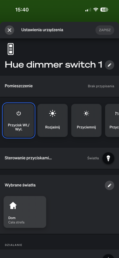 Aplikacja Philips HUE