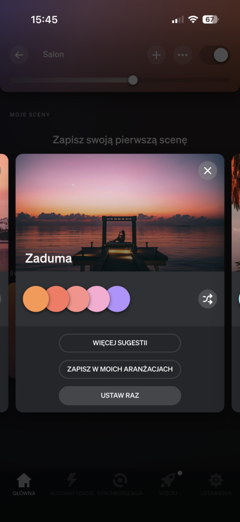 Aplikacja Philips HUE