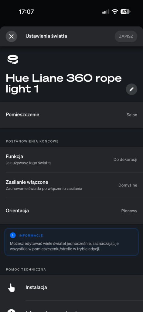 Aplikacja Philips Hue
