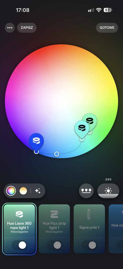 Aplikacja Philips Hue